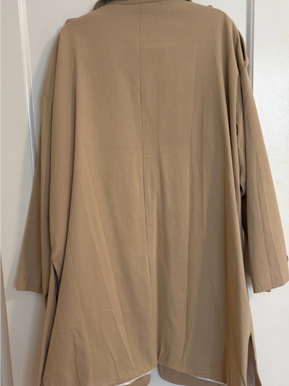Lush Lightweight Trench Coat in Tan